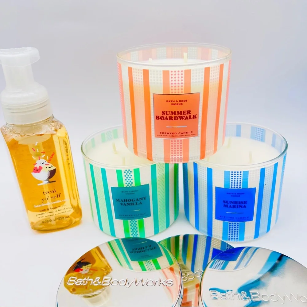 BBW 🎡 The Boardwalk 🎡 12 Pc RARE Ferris Wheel Collection - Picture 2 of 7